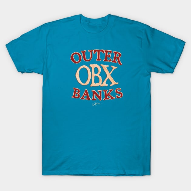 Outer Banks (OBX), North Carolina T-Shirt by jcombs